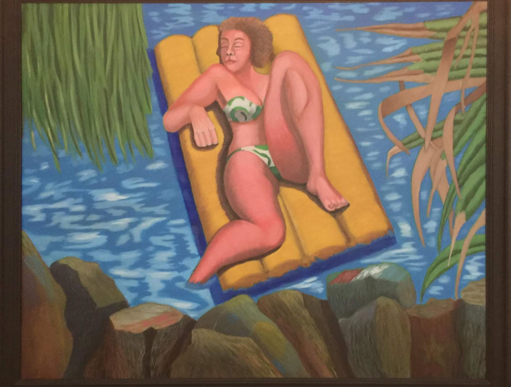 Pool (2004) acrylic on canvas 58 3/4" x 70 1/2"