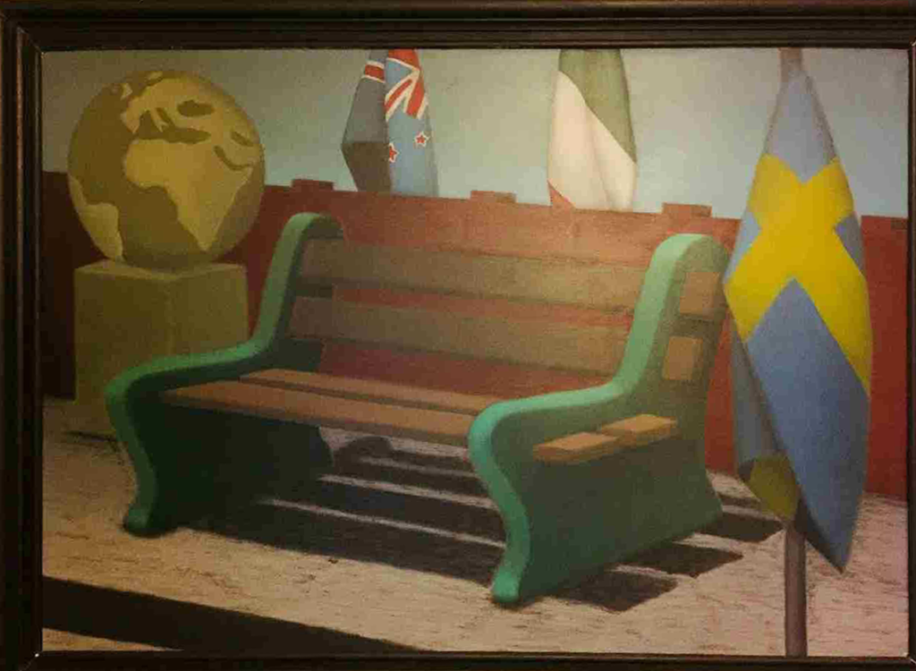 Civilization (1984) oil on canvas 50 1/2" x 72"