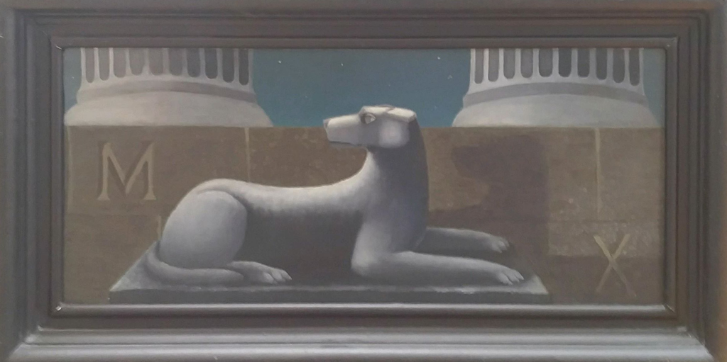 MX (1982) oil on canvas 21" x 51"