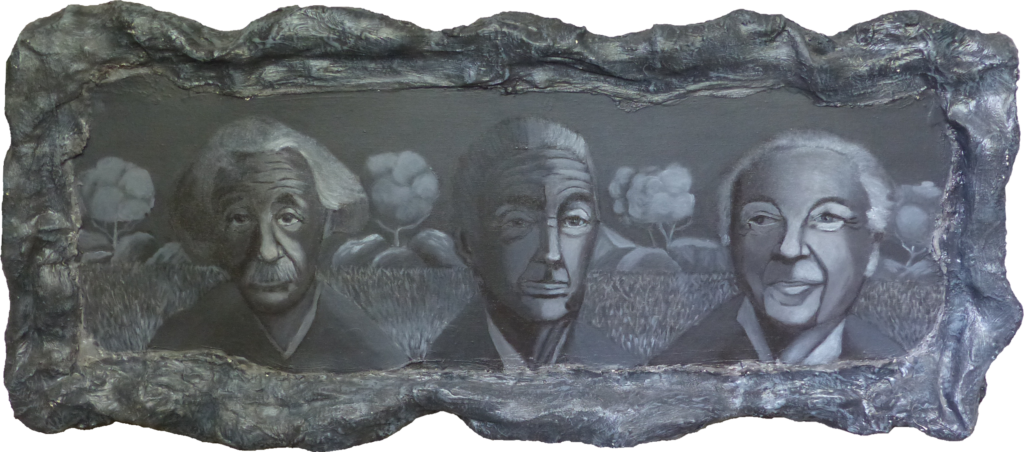 Greatness (2003) acrylic on canvas 23" x 51"